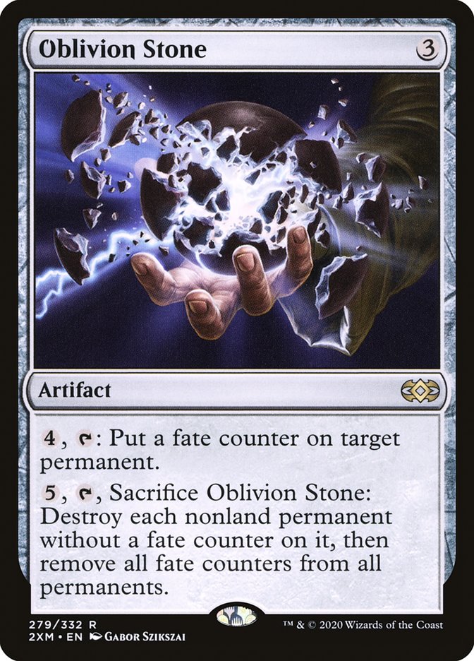 Oblivion Stone [Double Masters] [Foil]