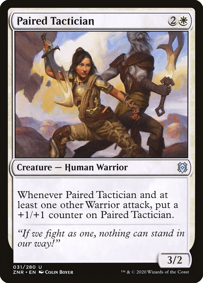 Paired Tactician [Zendikar Rising] [Foil]