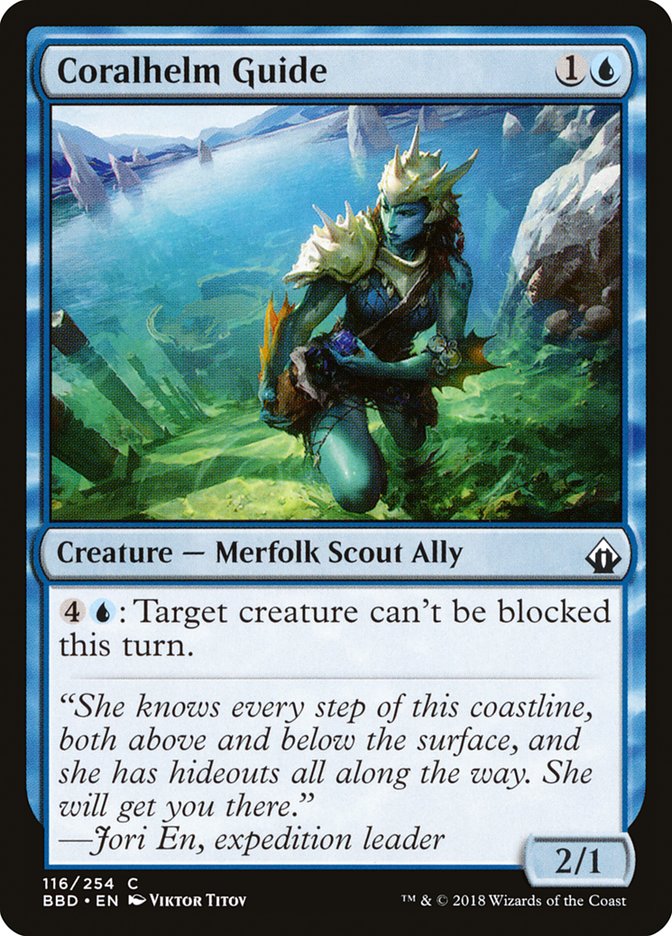 Coralhelm Guide [Battlebond] [Foil]