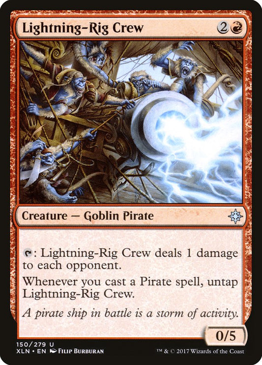 Lightning-Rig Crew [Ixalan] [Foil]