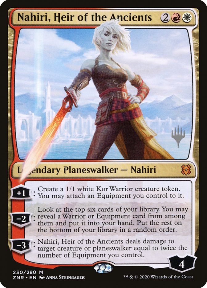 Nahiri, Heir of the Ancients (Promo Pack) [Zendikar Rising Promos] [Foil]