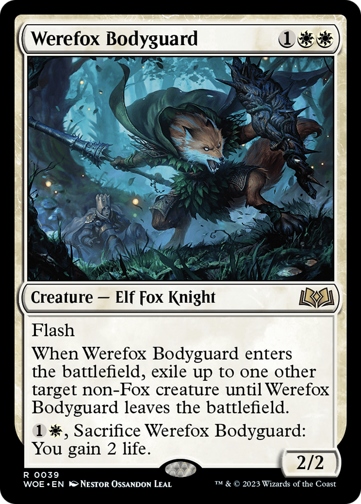 Werefox Bodyguard [Wilds of Eldraine] [Foil]