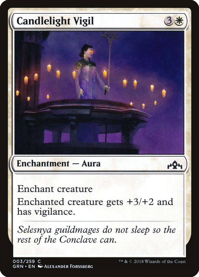Candlelight Vigil [Guilds of Ravnica] [Foil]