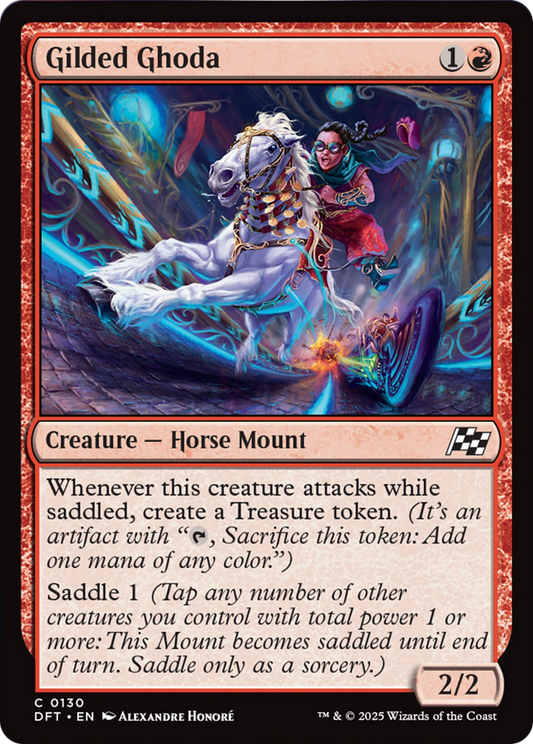 Gilded Ghoda [Aetherdrift] [Foil]