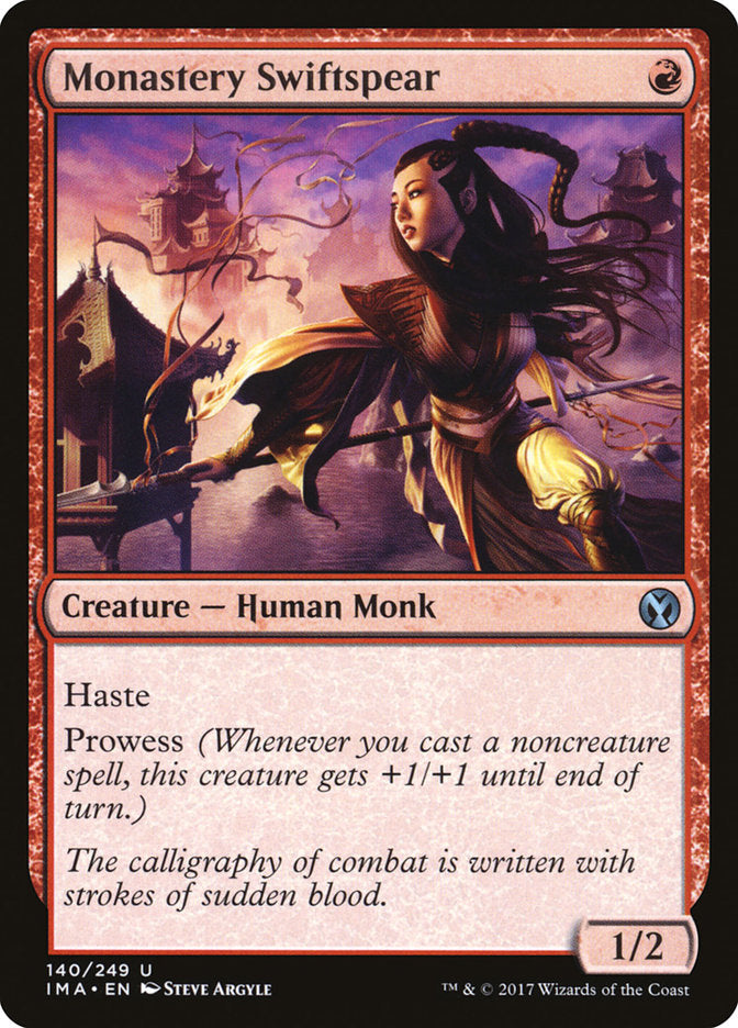 Monastery Swiftspear [Iconic Masters] [Foil]