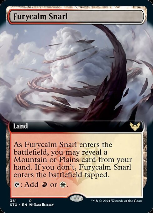 Furycalm Snarl (Extended Art) [Strixhaven: School of Mages] [Foil]