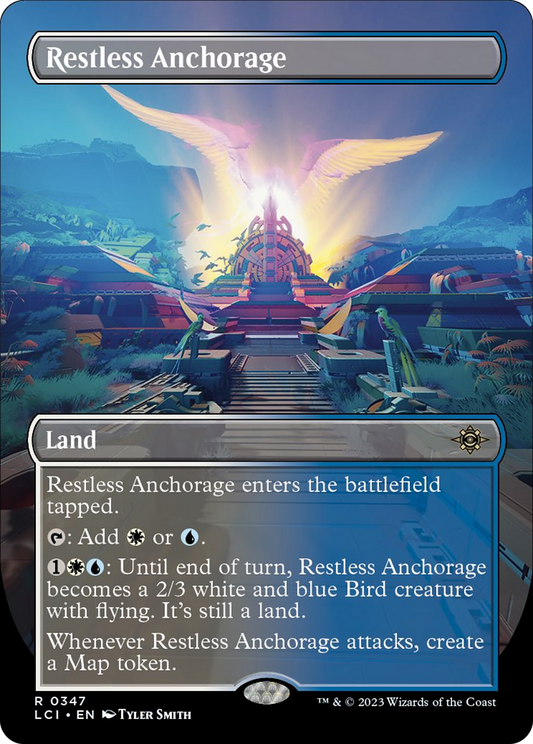 Restless Anchorage (Borderless) [The Lost Caverns of Ixalan] [Foil]