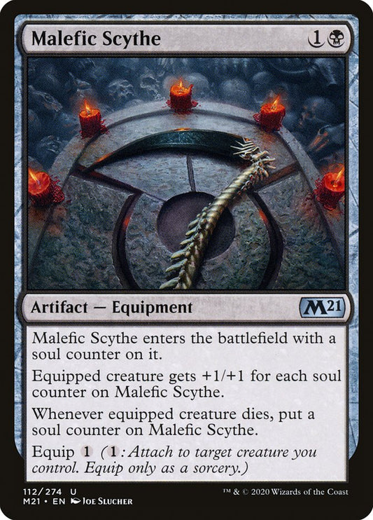 Malefic Scythe [Core Set 2021] [Foil]