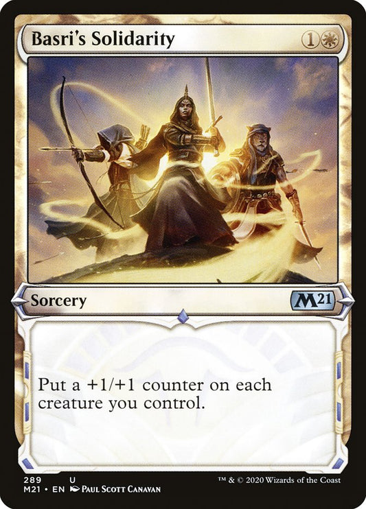 Basri's Solidarity (Showcase) [Core Set 2021] [Foil]