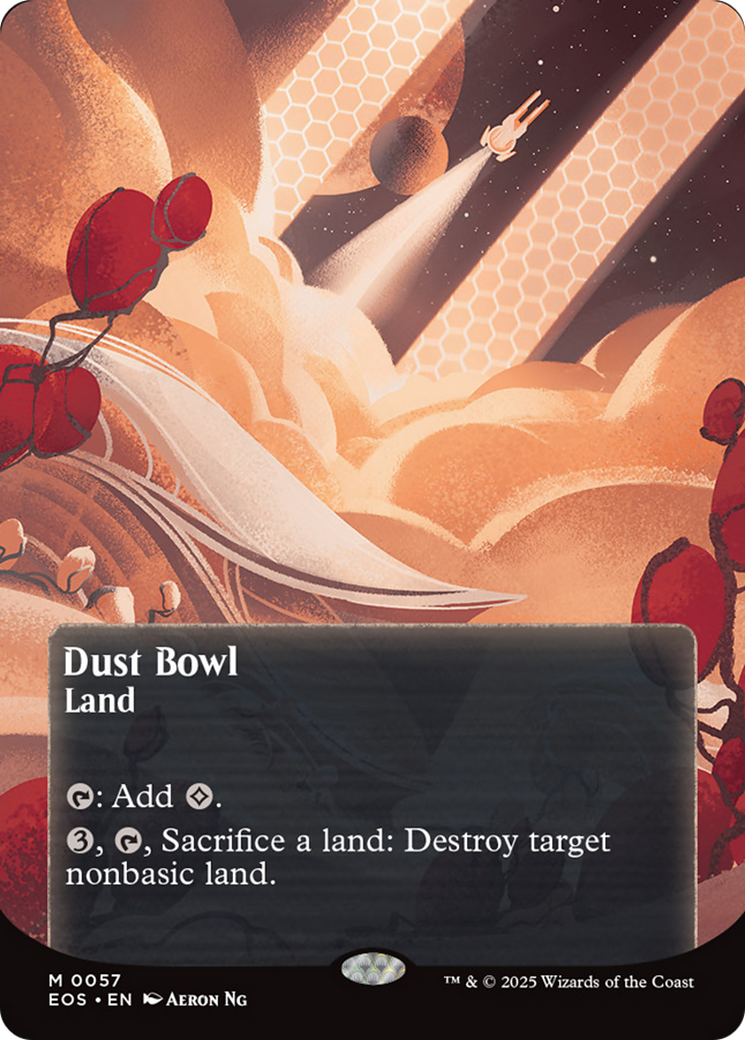 Dust Bowl (0057) (Borderless) [Edge of Eternities: Stellar Sights] [Foil]