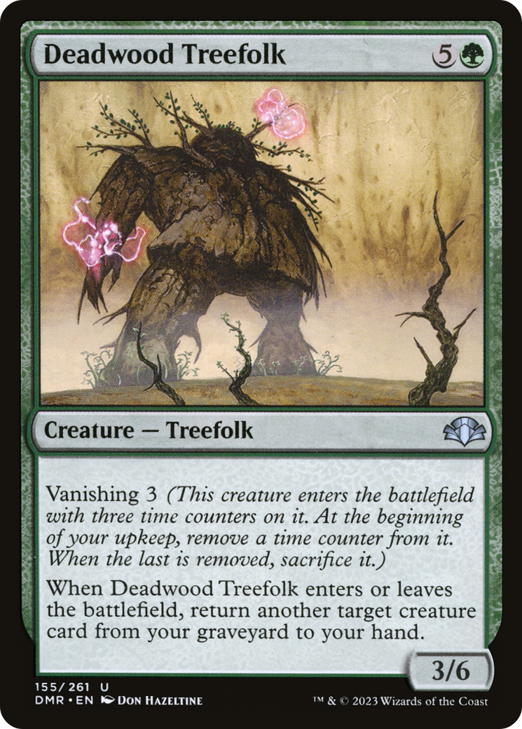 Deadwood Treefolk [Dominaria Remastered] [Foil]