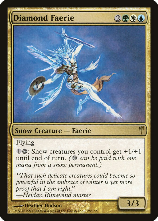 Diamond Faerie [Coldsnap] [Foil]