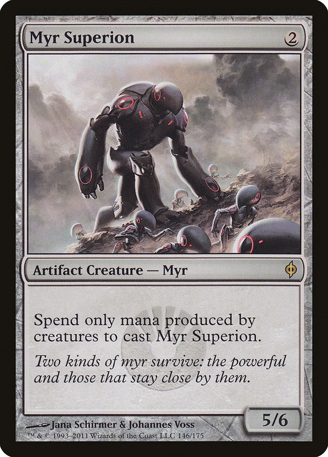 Myr Superion [New Phyrexia] [Foil]