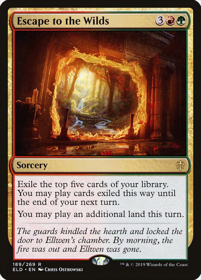 Escape to the Wilds [Throne of Eldraine] [Foil]