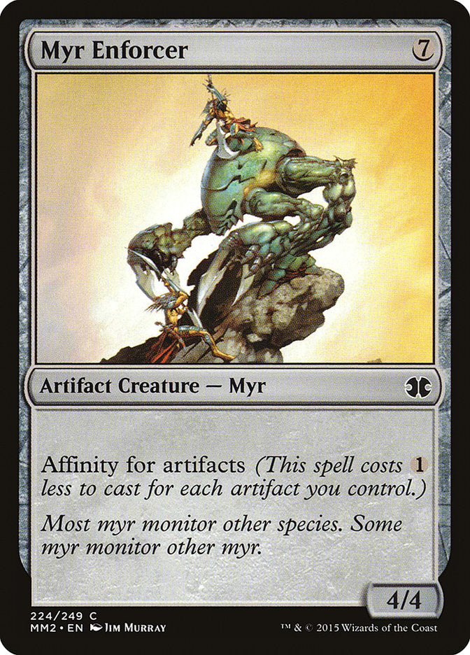 Myr Enforcer [Modern Masters 2015] [Foil]