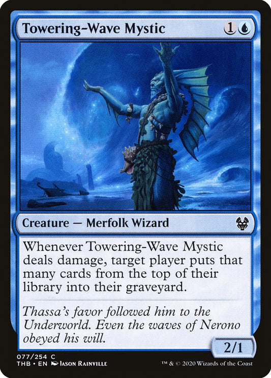 Towering-Wave Mystic [Theros Beyond Death] [Foil]