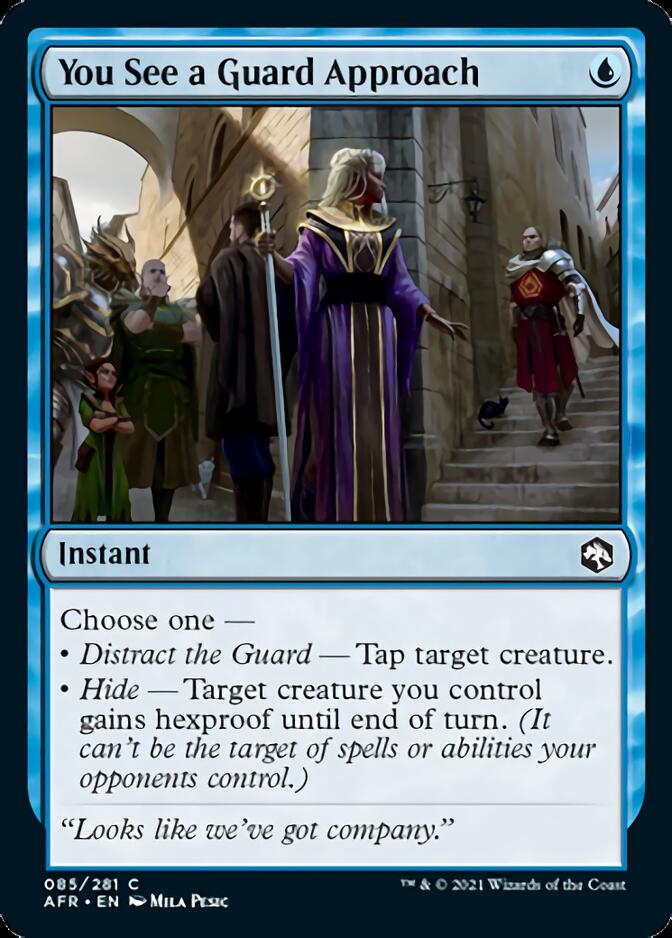 You See a Guard Approach [Dungeons & Dragons: Adventures in the Forgotten Realms] [Foil]