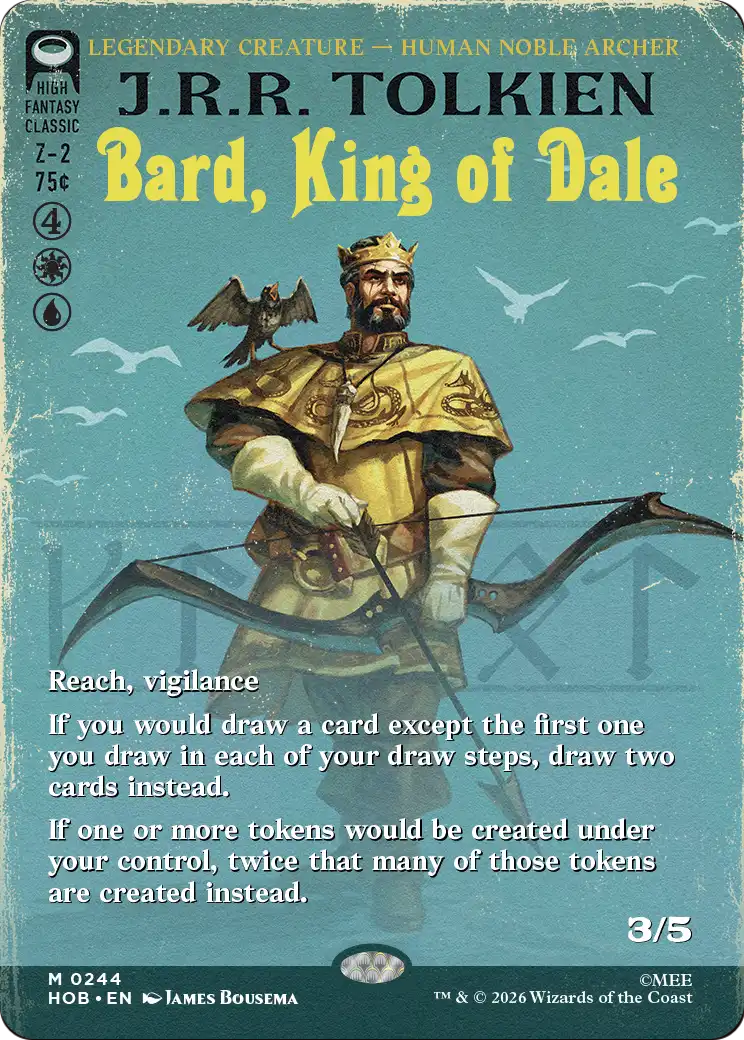Bard, King of Dale (Borderless) [The Hobbit]