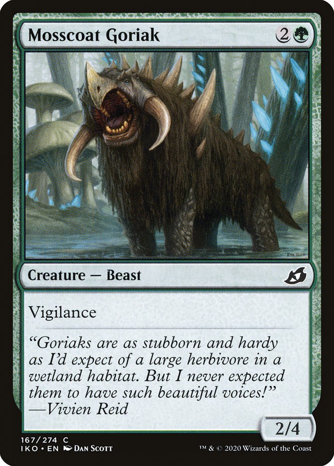 Mosscoat Goriak [Ikoria: Lair of Behemoths] [Foil]