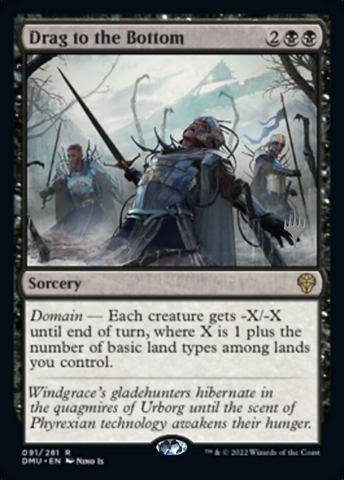 Drag to the Bottom (Promo Pack) [Dominaria United Promos] [Foil]