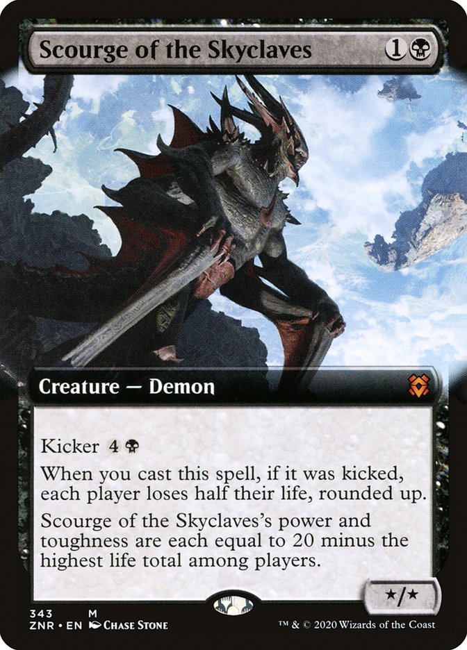 Scourge of the Skyclaves (Extended Art) [Zendikar Rising] [Foil]