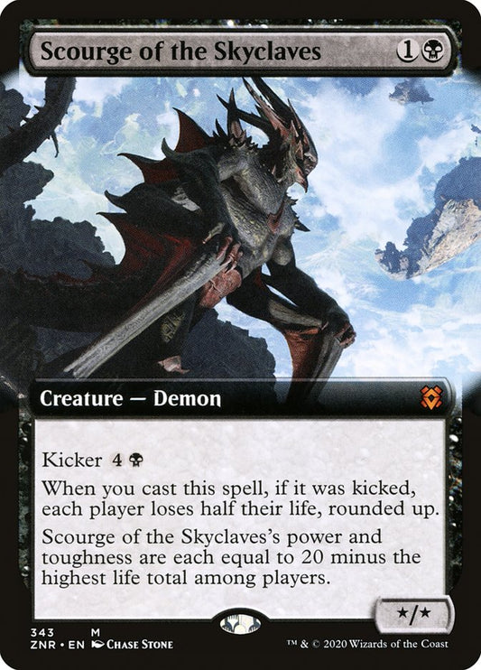 Scourge of the Skyclaves (Extended Art) [Zendikar Rising] [Foil]