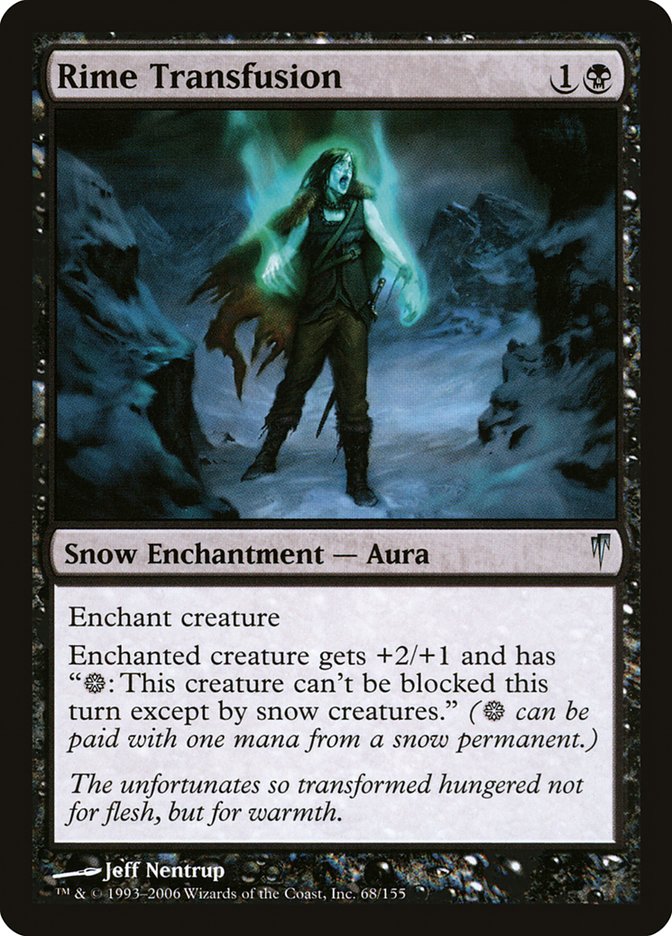 Rime Transfusion [Coldsnap] [Foil]