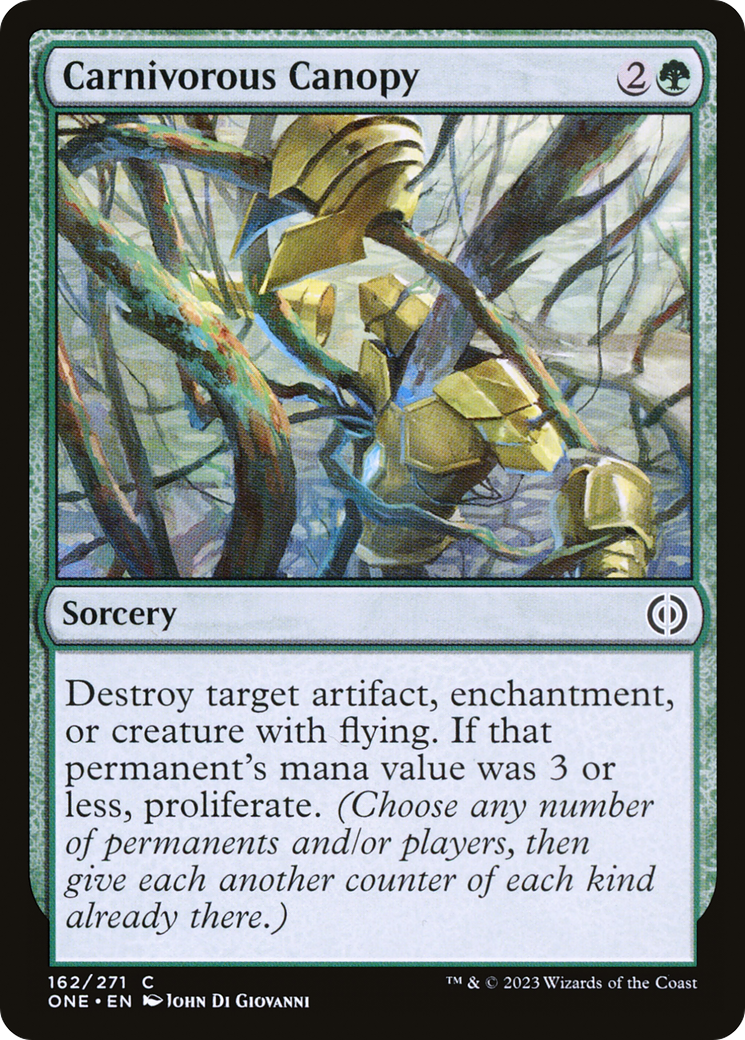 Carnivorous Canopy [Phyrexia: All Will Be One] [Foil]