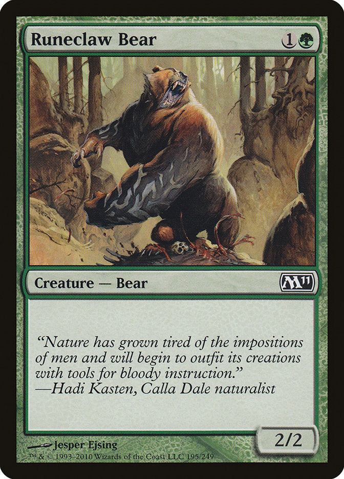 Runeclaw Bear [Core Set 2011] [Foil]