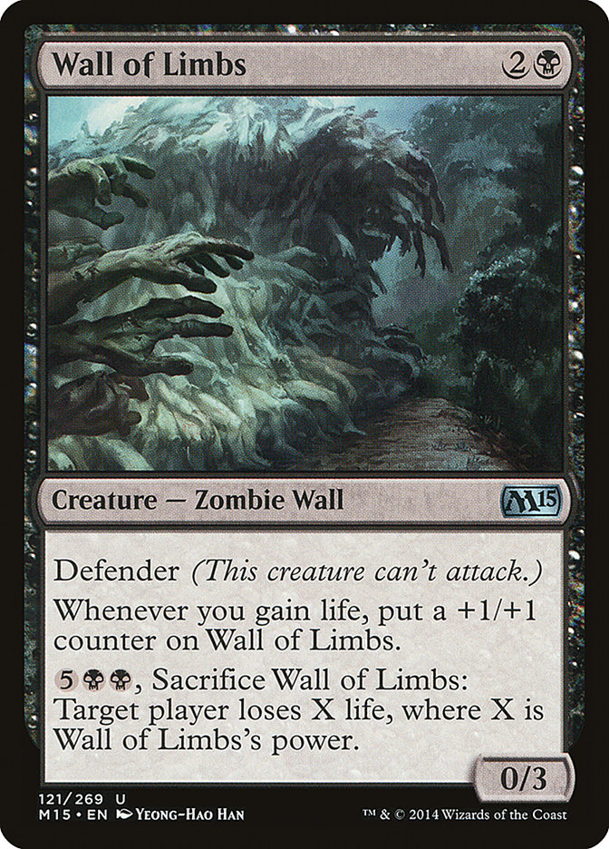 Wall of Limbs [Core Set 2015] [Foil]