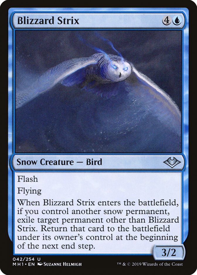 Blizzard Strix [Modern Horizons] [Foil]