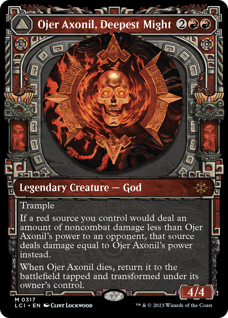 Ojer Axonil, Deepest Might // Temple of Power (Showcase) [The Lost Caverns of Ixalan] [Foil]