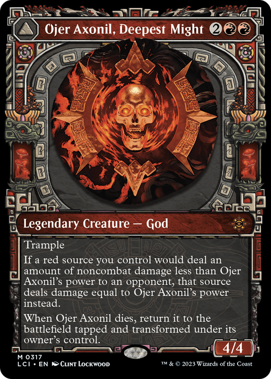 Ojer Axonil, Deepest Might // Temple of Power (Showcase) [The Lost Caverns of Ixalan] [Foil]