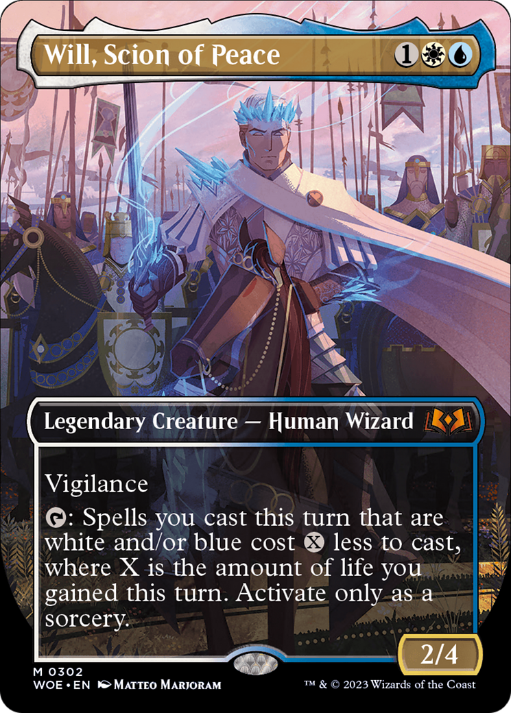 Will, Scion of Peace (Borderless Alternate Art) [Wilds of Eldraine] [Foil]