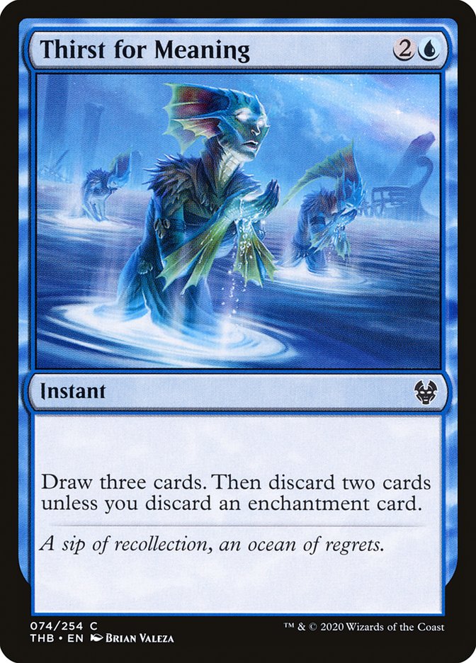 Thirst for Meaning [Theros Beyond Death] [Foil]
