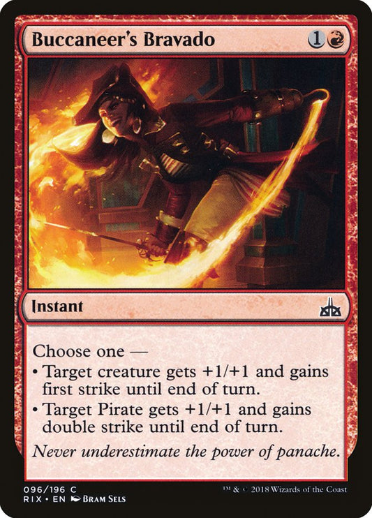 Buccaneer's Bravado [Rivals of Ixalan] [Foil]