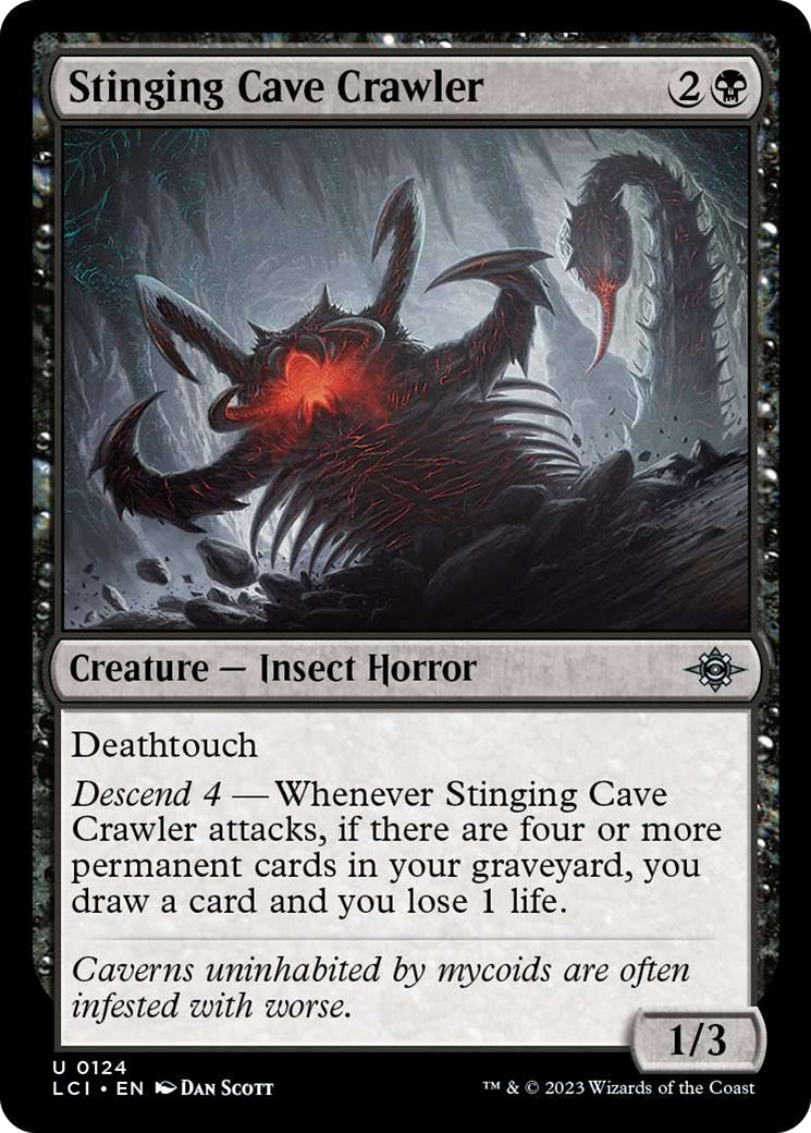 Stinging Cave Crawler [The Lost Caverns of Ixalan] [Foil]