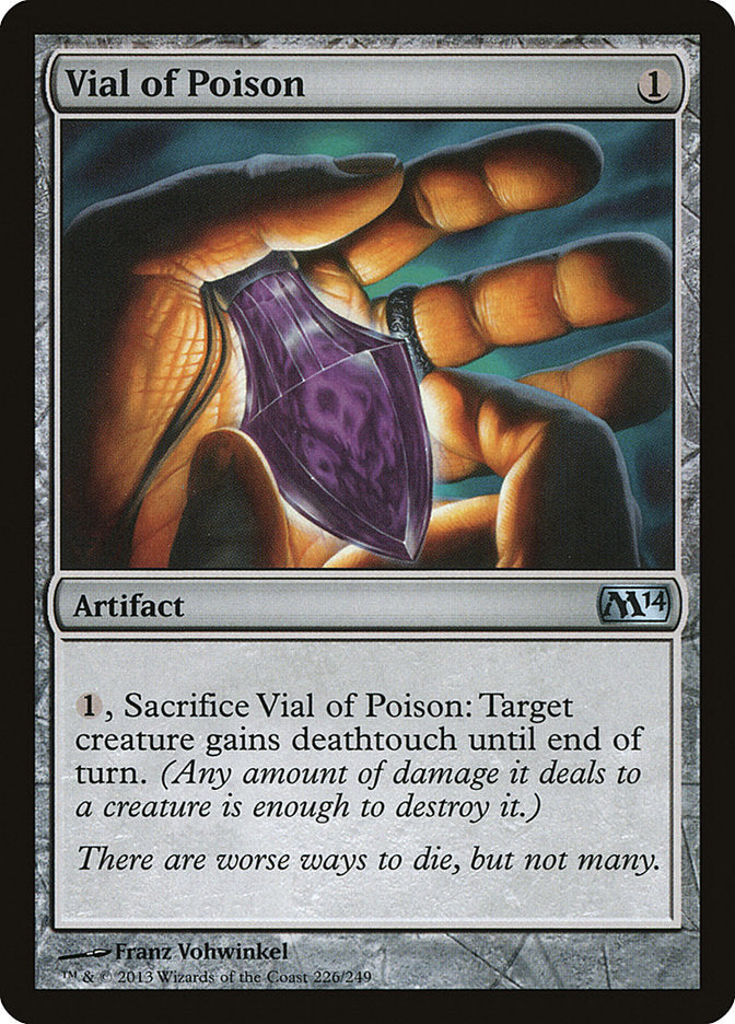Vial of Poison [Core Set 2014] [Foil]