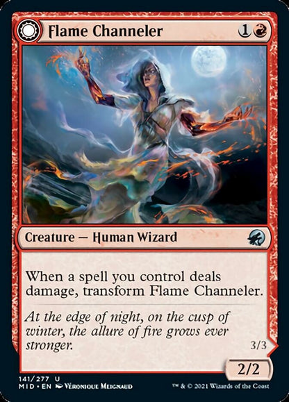 Flame Channeler // Embodiment of Flame [Innistrad: Midnight Hunt] [Foil]