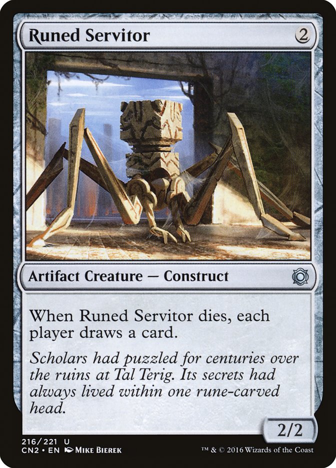Runed Servitor [Conspiracy: Take the Crown] [Foil]