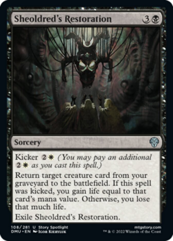 Sheoldred's Restoration [Dominaria United] [Foil]