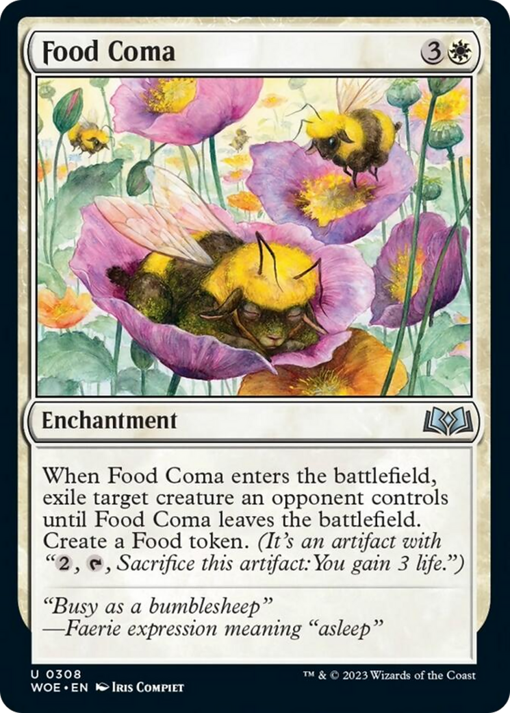 Food Coma [Wilds of Eldraine] [Foil]