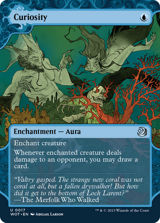 Curiosity [Wilds of Eldraine: Enchanting Tales] [Foil]