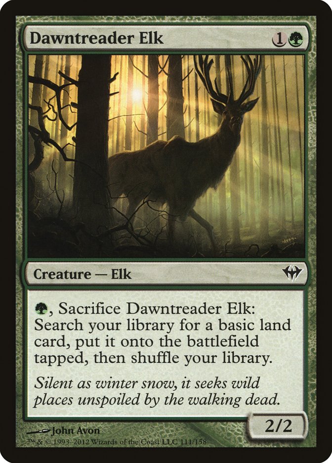 Dawntreader Elk [Dark Ascension] [Foil]