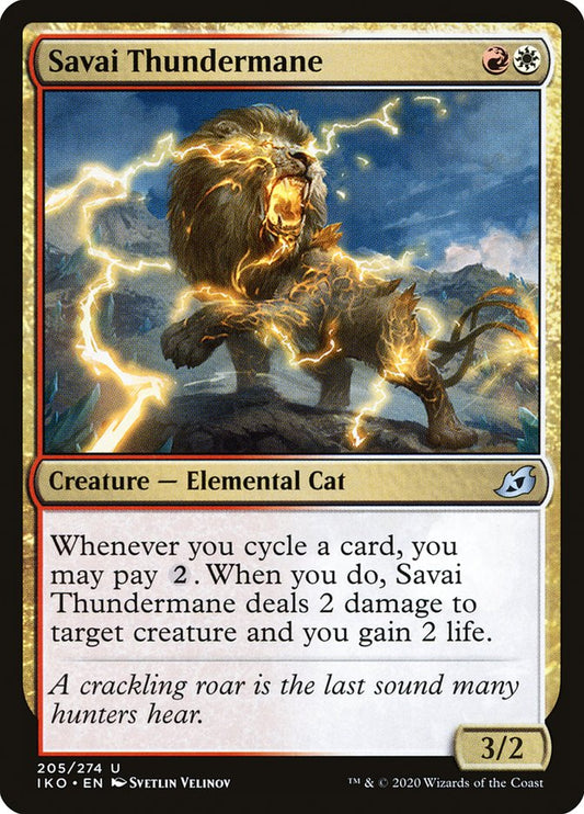 Savai Thundermane [Ikoria: Lair of Behemoths] [Foil]