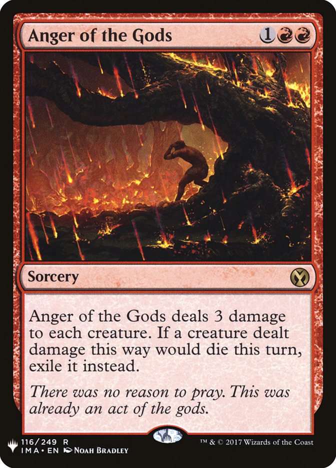 Anger of the Gods [The List]