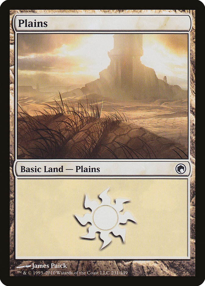 Plains (231) [Scars of Mirrodin] [Foil]