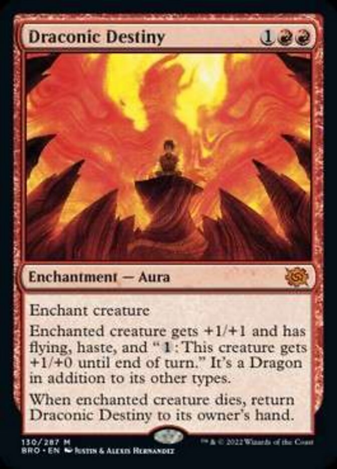 Draconic Destiny [The Brothers' War] [Foil]