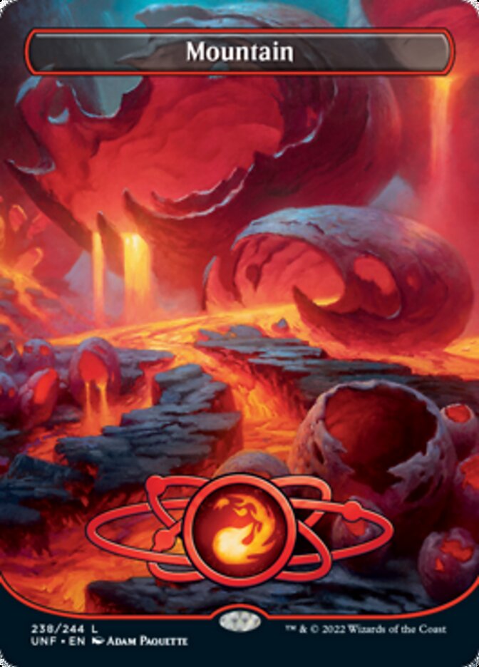 Mountain (238) (Planetary Space-ic Land) [Unfinity] [Foil]
