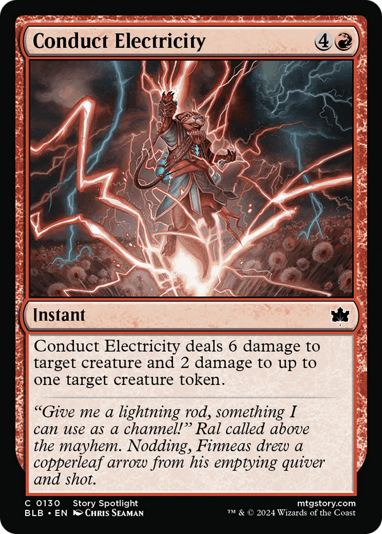 Conduct Electricity [Bloomburrow] [Foil]